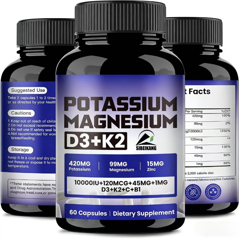 Potassium magnesium zinc capsu - Vitamin D3 K2 Drop recensione e prezzo