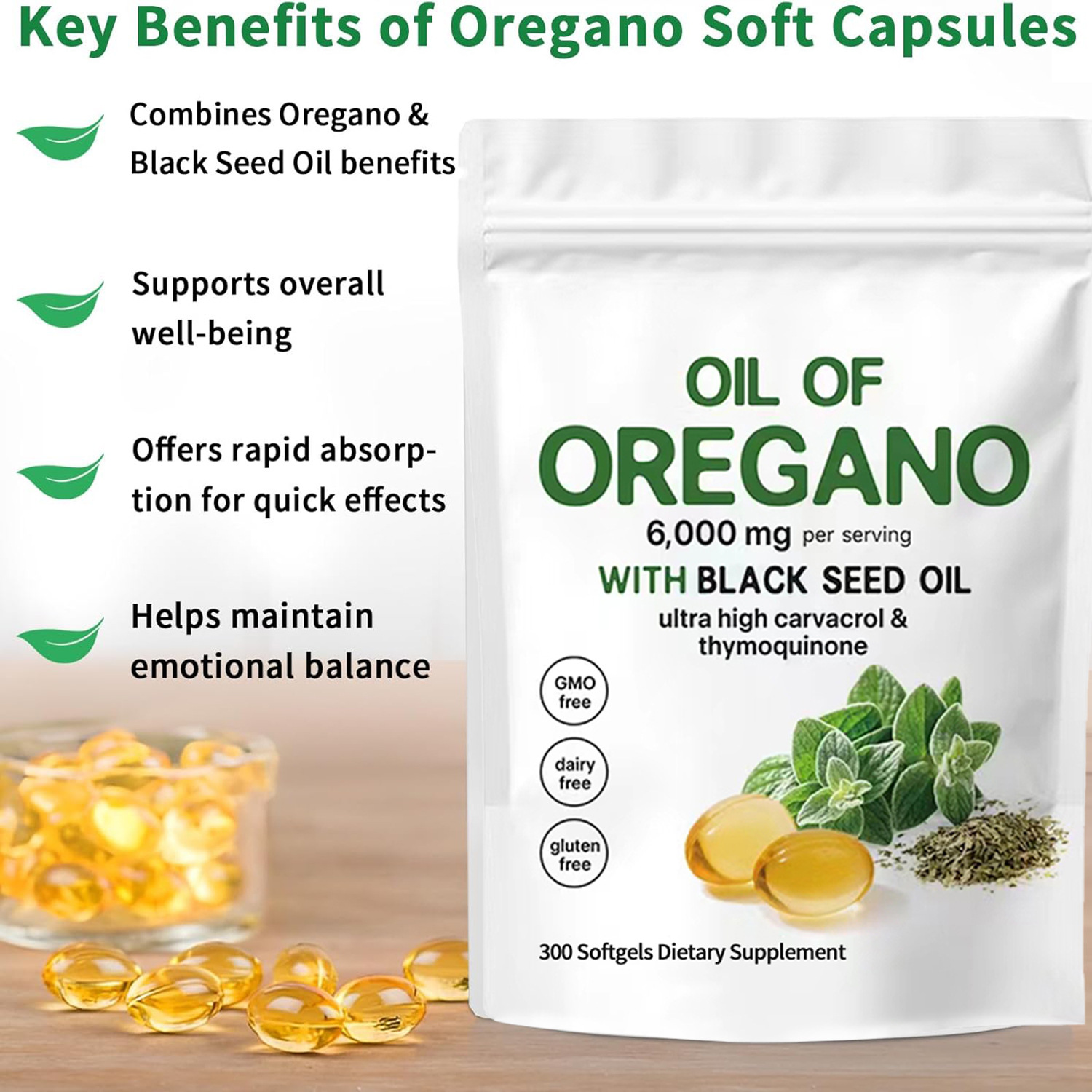 2 Bags 360Softgels Oil of Oreg - Vitamin D3 K2 Drop recensione e prezzo