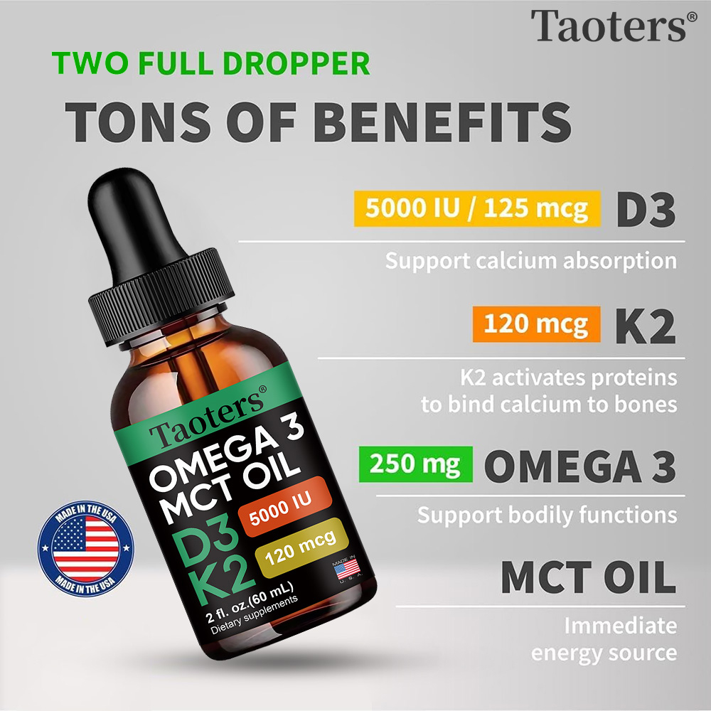 Organic Vitamin D3 K2 Drops wi - Vitamin D3 K2 Drop recensione e prezzo