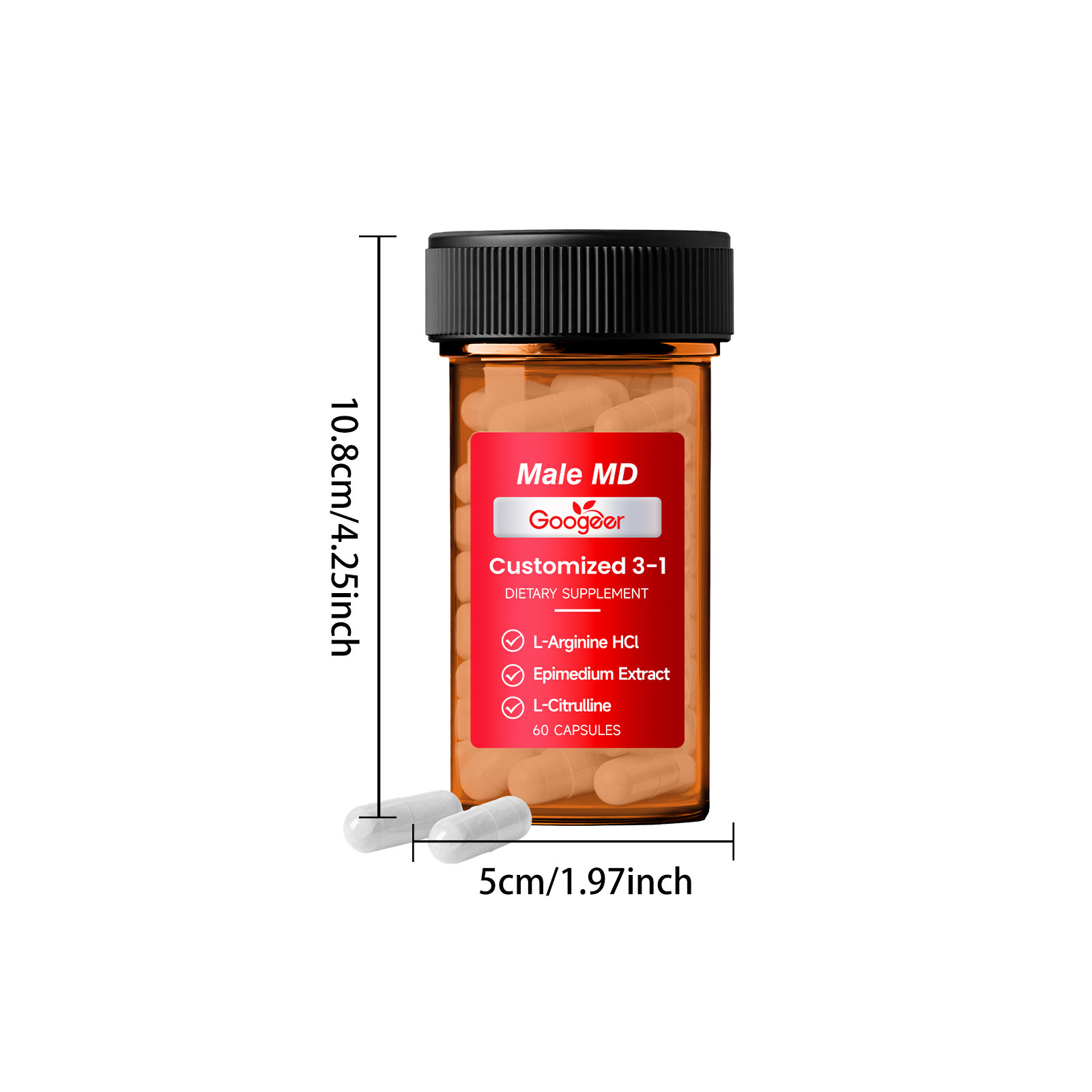 GOOGEER Men's Health Capsules  - Nutrition Fitness Supplements recensione e prezzo