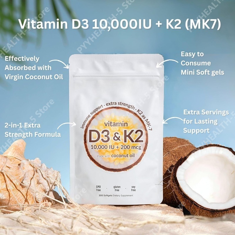 Vitamin D3 K2 Softgels D3 1000 - Vitamin D3 K2 Drop recensione e prezzo
