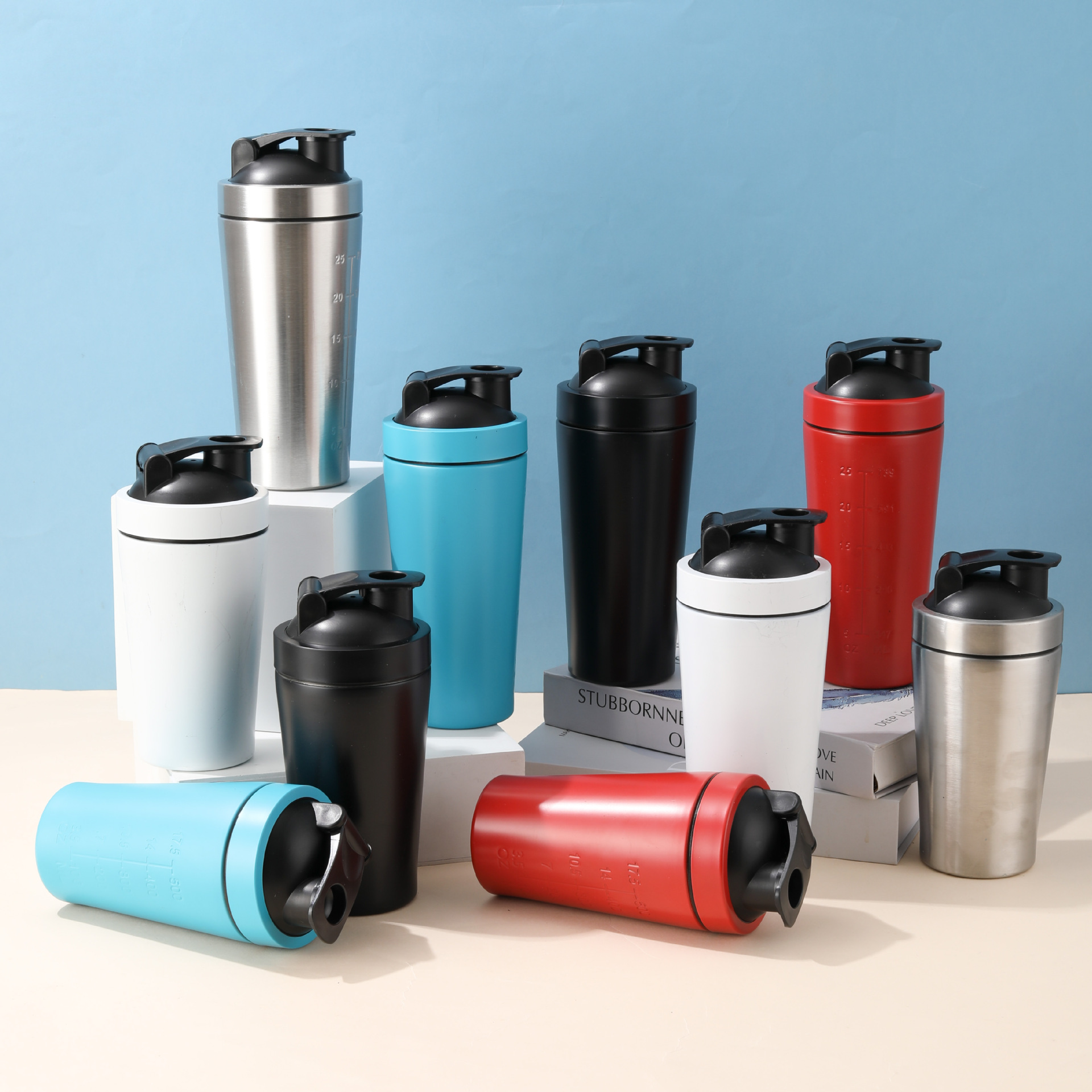 Stainless Steel Protein Shaker - Nutrition For Fitness And Sports recensione e prezzo