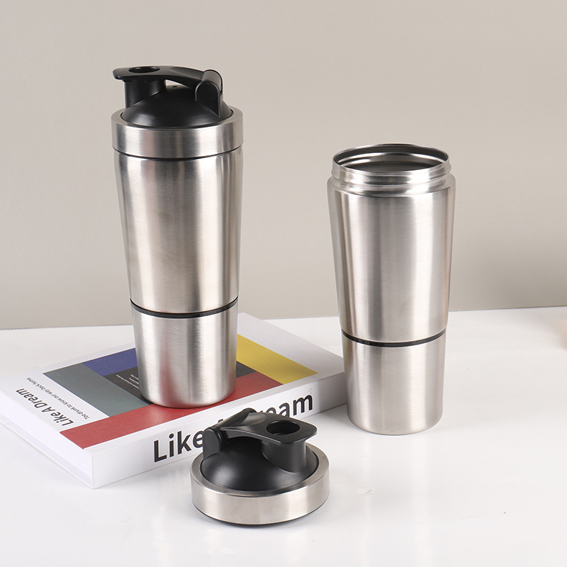 Stainless Steel Protein Shaker - Nutrition For Fitness And Sports recensione e prezzo