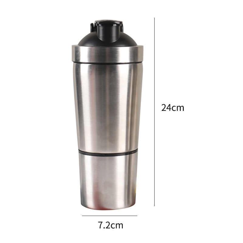 Stainless Steel Protein Shaker - Nutrition For Fitness And Sports recensione e prezzo