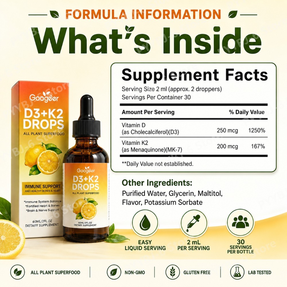 Vitamin D3 K2 Drops Liquid Sup - Vitamin D3 K2 Drop recensione e prezzo