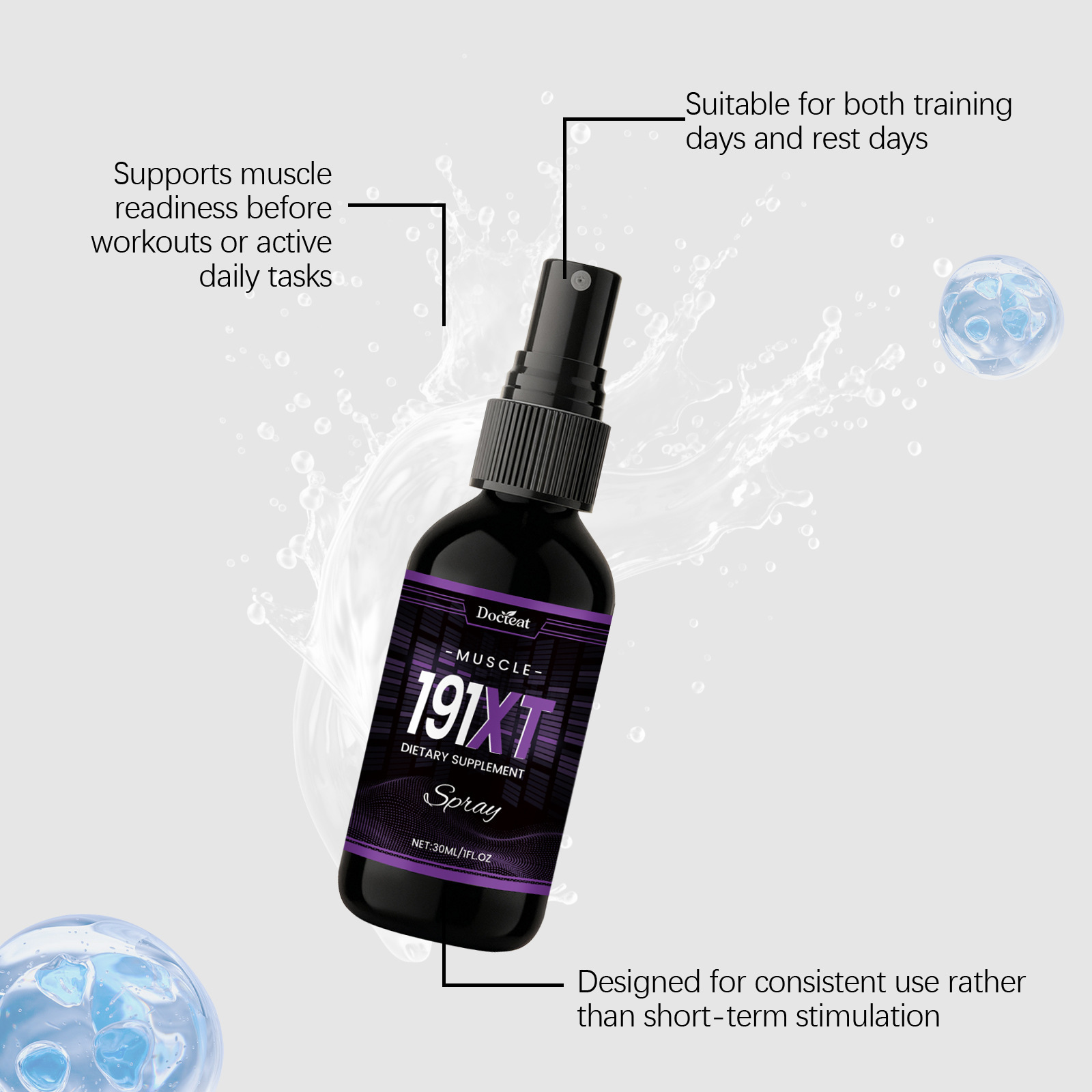 Muscle Growth Spray Enhance Ph - Nutrition Fitness Supplements recensione e prezzo