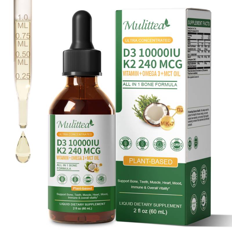 Mulittea Vitamin K2+D3 60ml Dr - Vitamin D3 K2 Drop recensione e prezzo