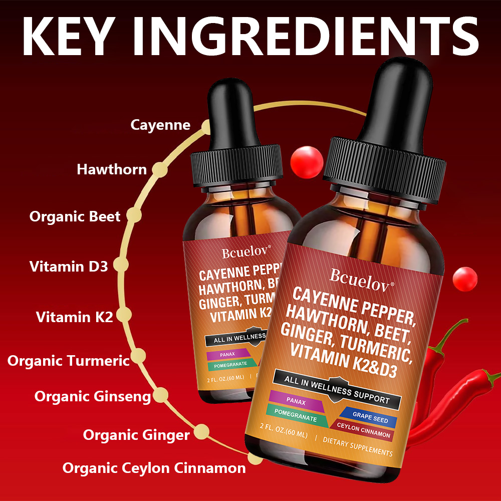 Cayenne Pepper Liquid Drops +  - Vitamin D3 K2 Drop recensione e prezzo