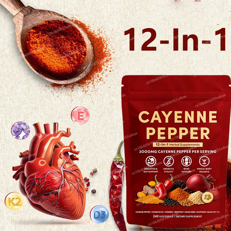 Cayenne Pepper 240 Softgels Su - Vitamin D3 K2 Drop recensione e prezzo