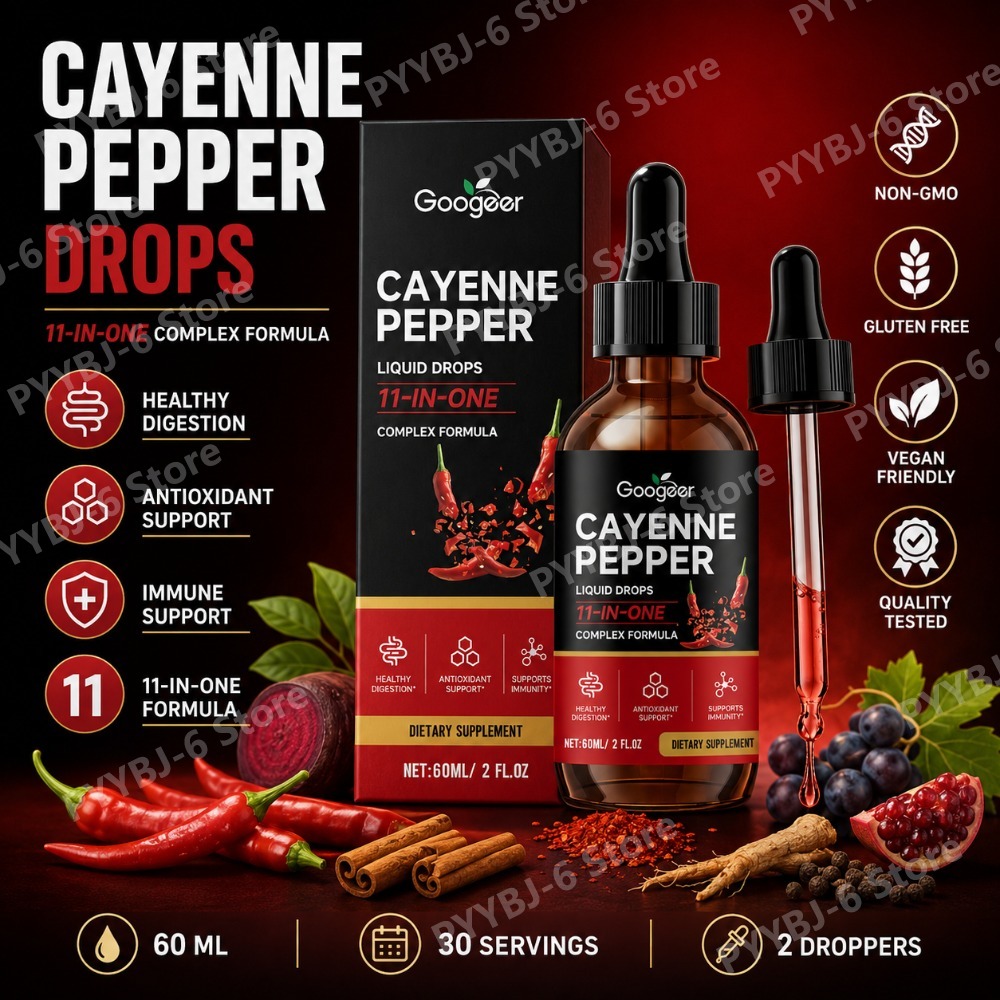 Googeer Cayenne Pepper Liquid  - Vitamin D3 K2 Drop recensione e prezzo